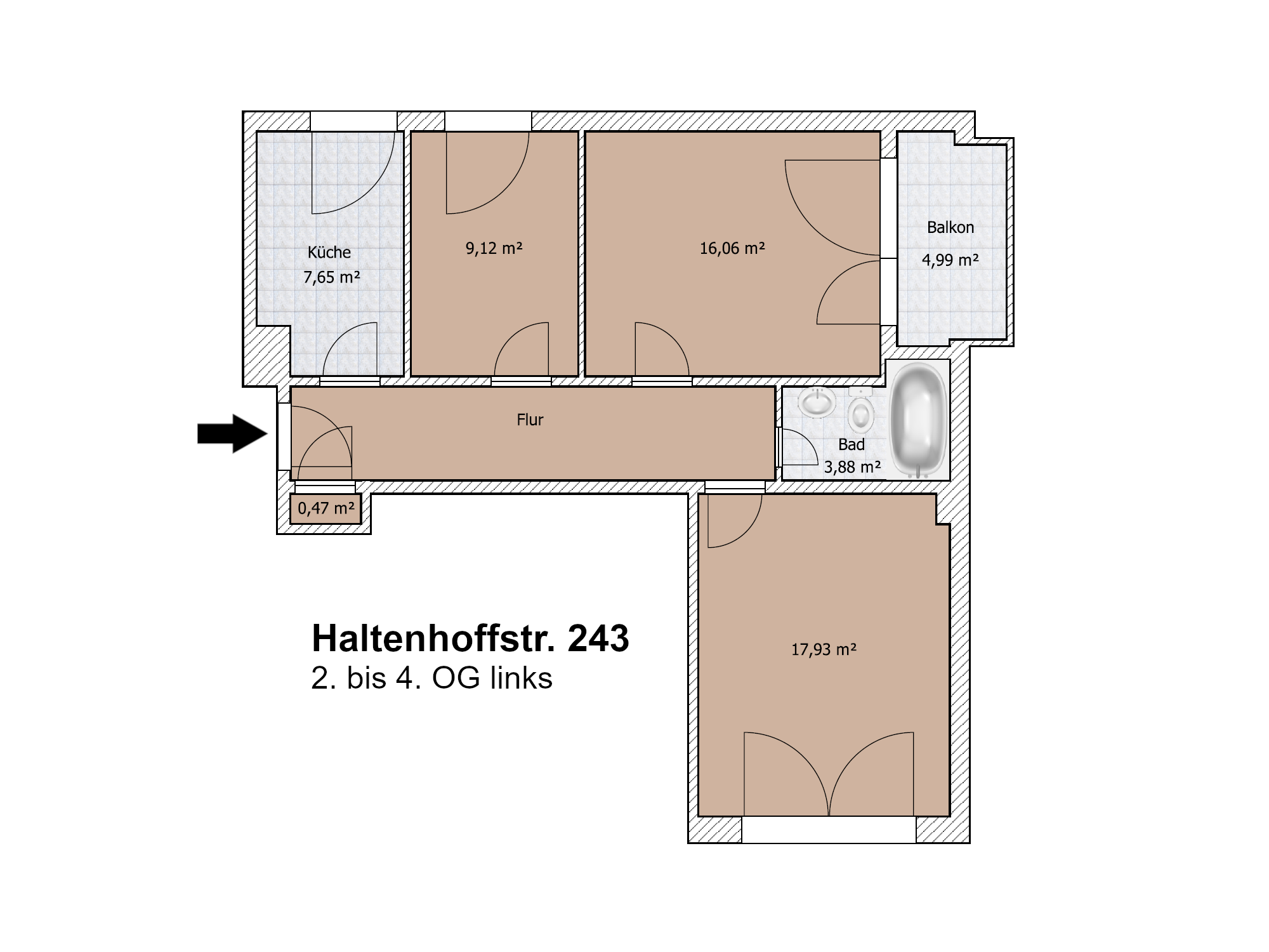 Grundriss 2. OG links
